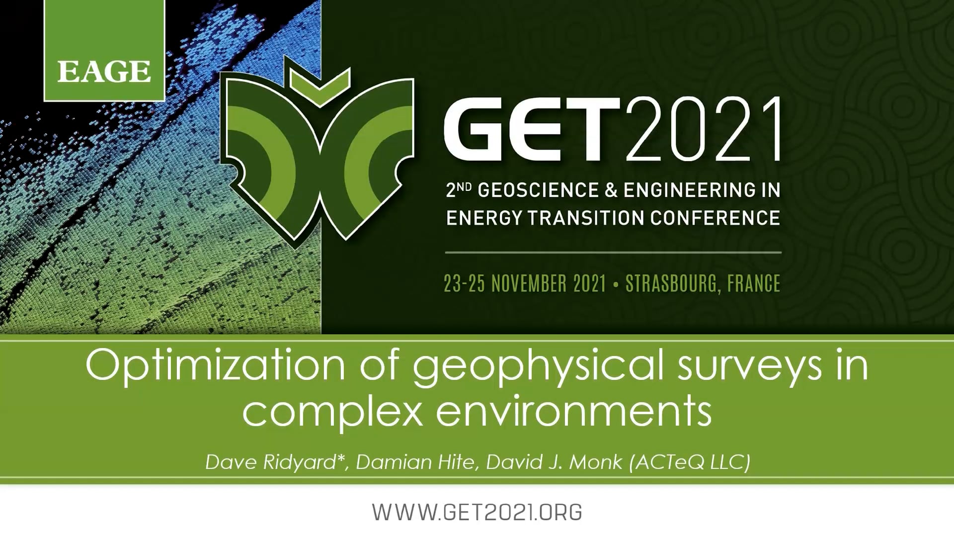 Optimization of geophysical surveys in complex environments