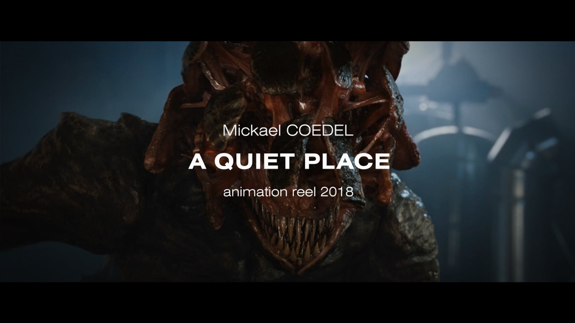 A QUIET PLACE -Animation Reel - 2018 - Mickael Coedel