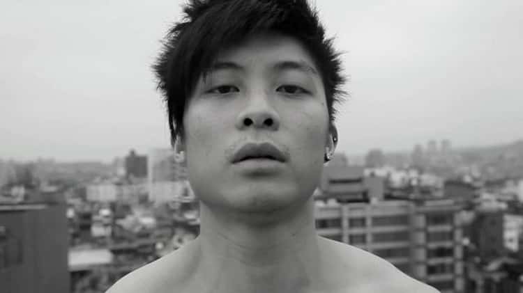 Frank Yang A Real Orgasm masturbates on his roof