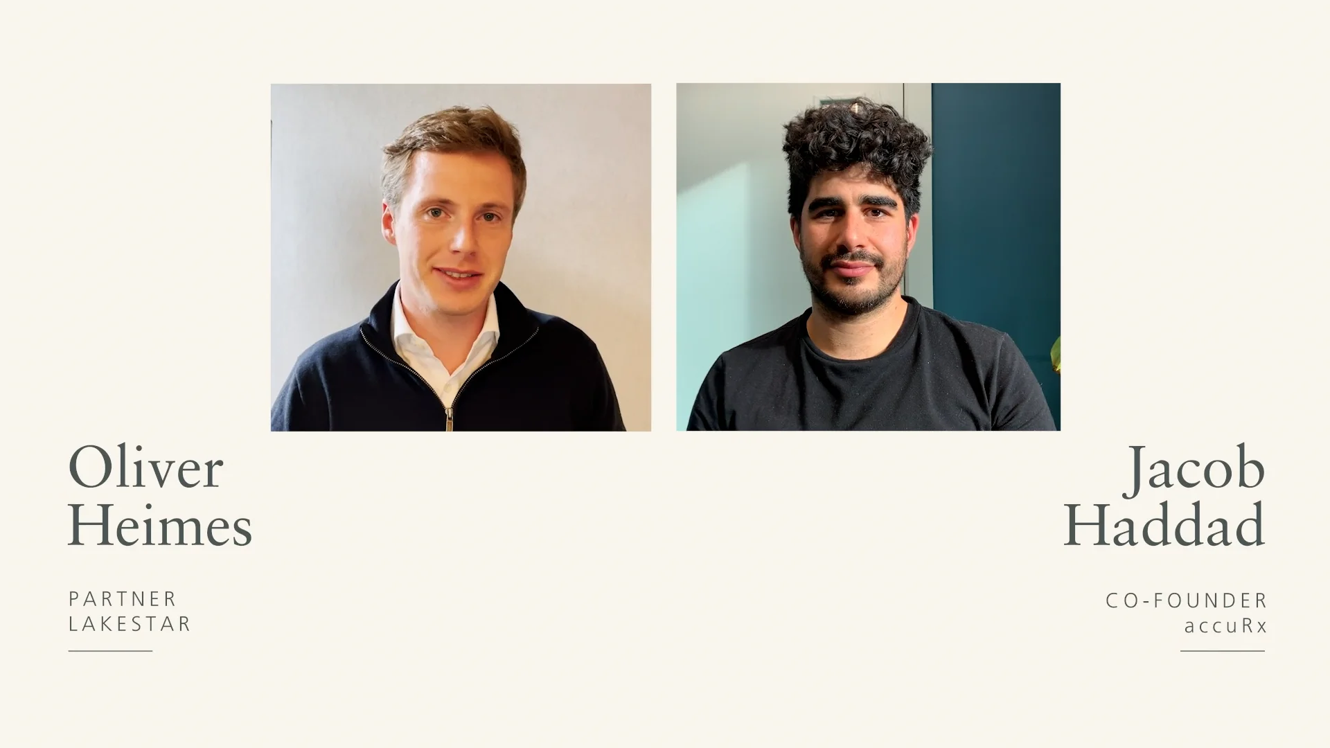 In conversation with: Jacob Haddad, AccuRx on Vimeo
