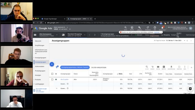 Google Shopping Standard vs. Smart & Budgetvorschläge mit Malte 11.11.21