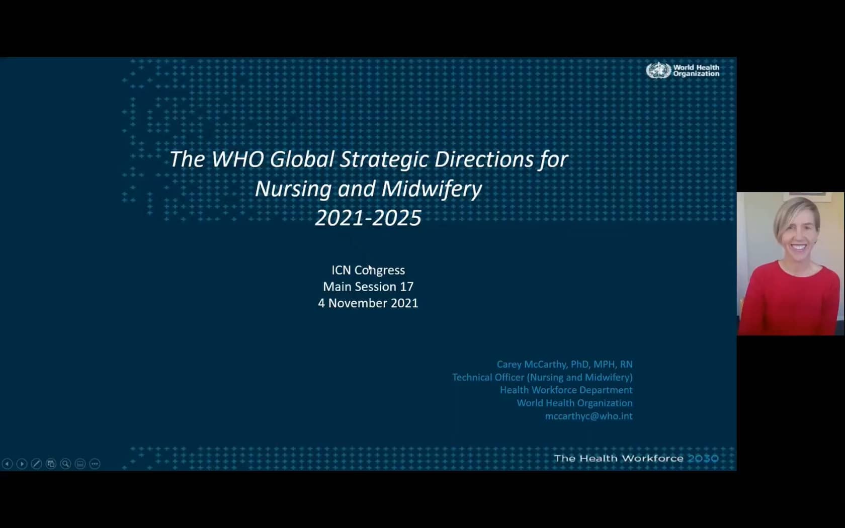 WHO Global Strategic Directions for Nursing & Midwifery 20212025