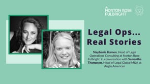 Legal Ops: Real Stories - Samantha Thompson