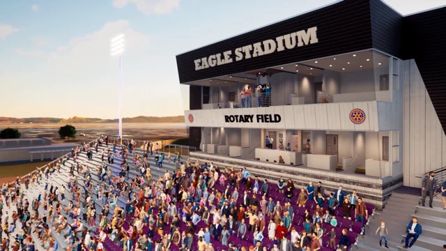 VLK Architects & PBTISD Break Ground on Eagle Stadium at Rotary Field