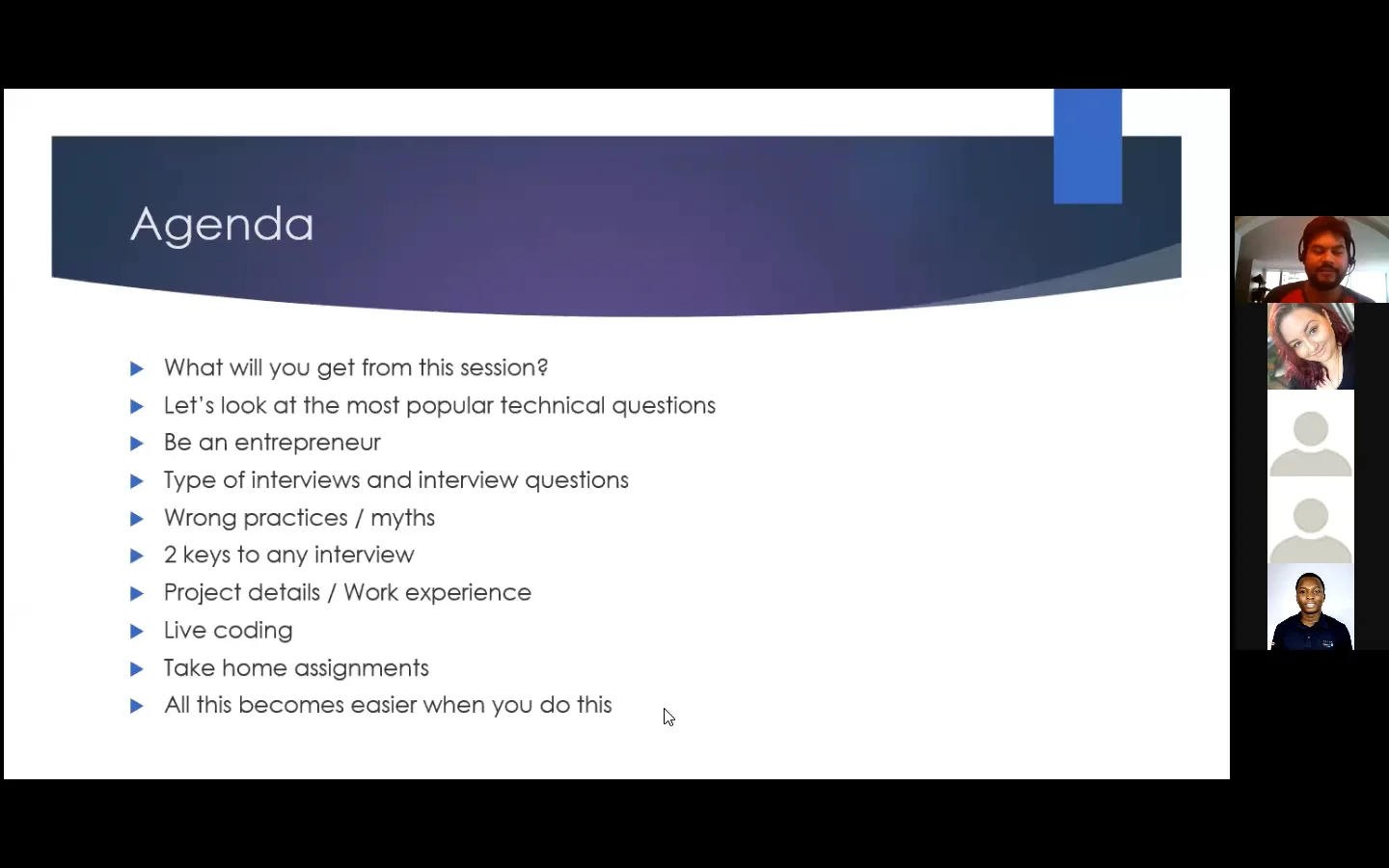 Technical Interview Q's on Vimeo