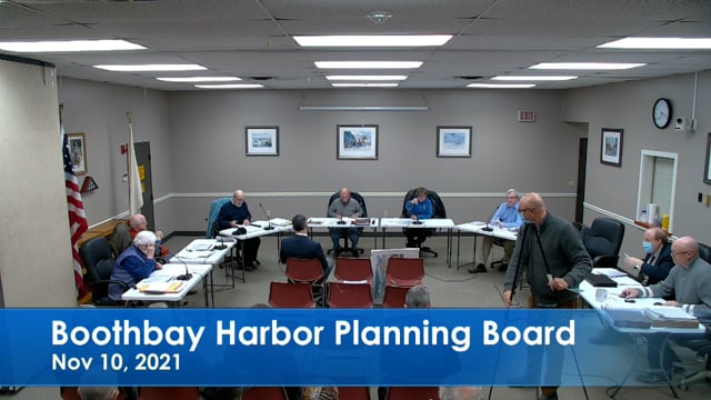 Boothbay Harbor Planning Board Nov 10, 2021