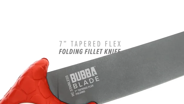 Bubba 7 inch Tapered Flex Folding Fillet Knife — Discount Tackle