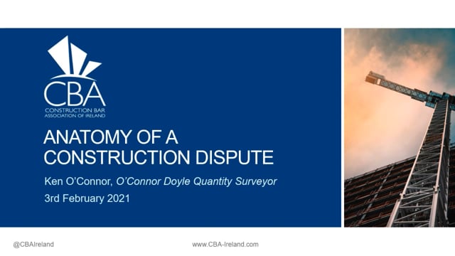 Anatomy of a Construction Dispute