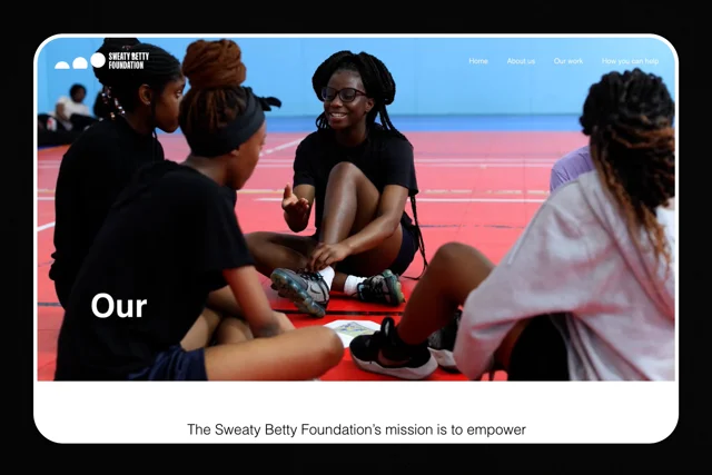 About us – Sweaty Betty Foundation