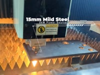 15 mm Mild Steel - 2kW Titan T3
