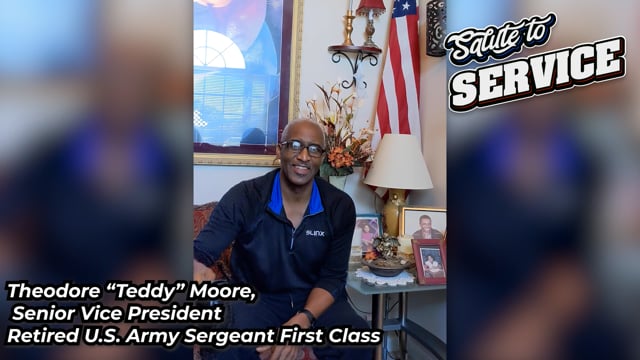 3854Teddy Moore talks Salute to Service
