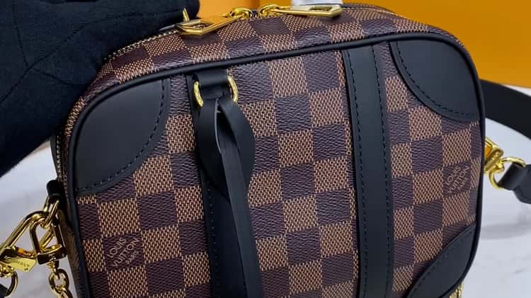 N50063 Louis Vuitton Damier Ebene Valisette Souple BB Handbag.mp4