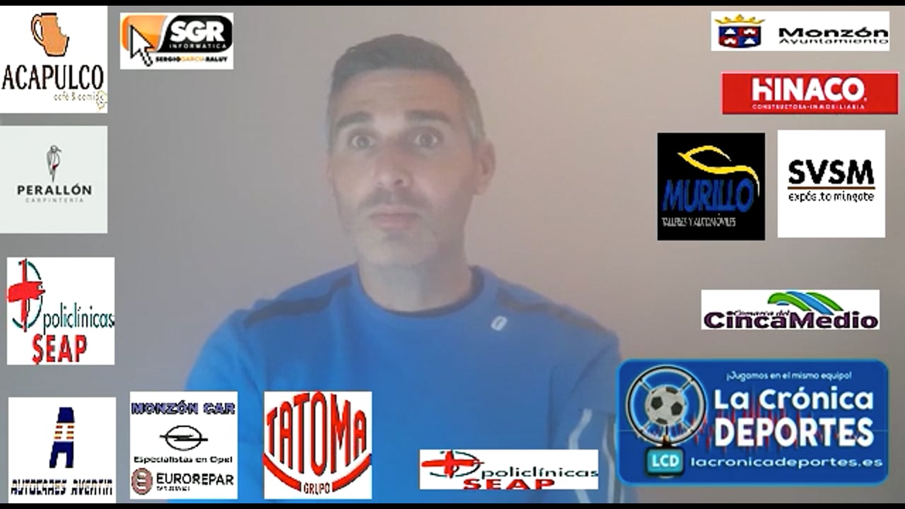 LA PREVIA / Deportivo Aragón - AT Monzón / CRISTIAN ABAD (Entrenador Monzón) J 11 / 3ª División