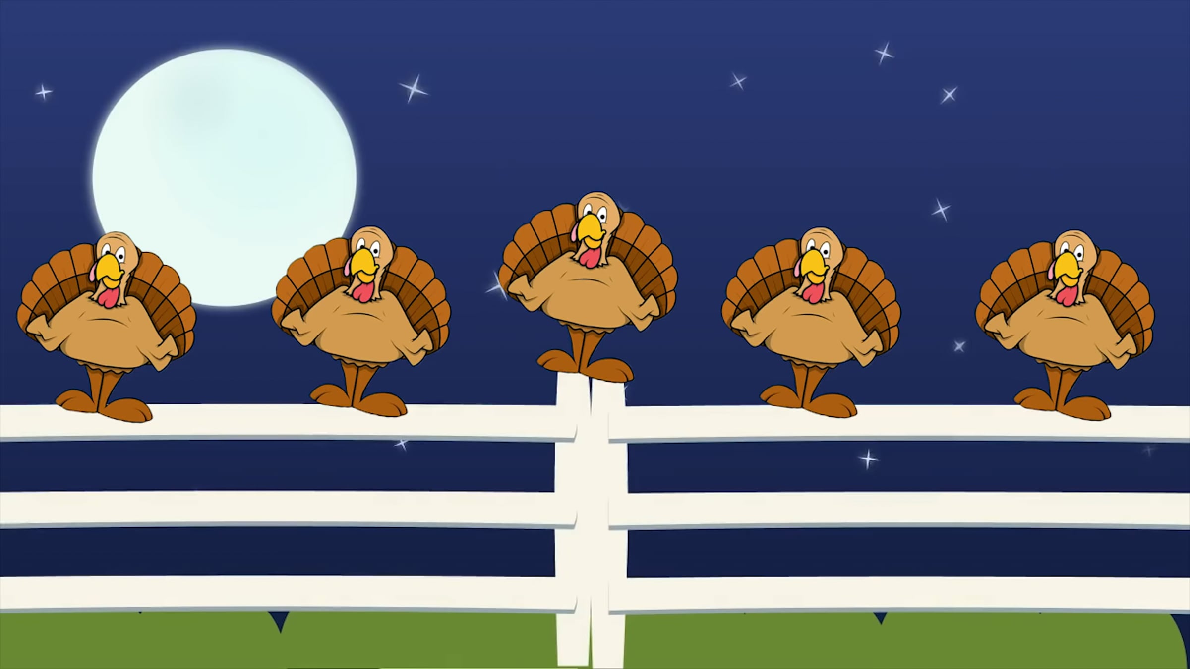 Five Little Turkeys Counting Songs for Kids!.mkv | Videos & Movies on Vimeo