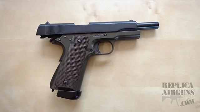 KJWorks CO2 Airsoft Full Metal 1911 - M9 - M9A1 Preview Video — Replica  Airguns Blog