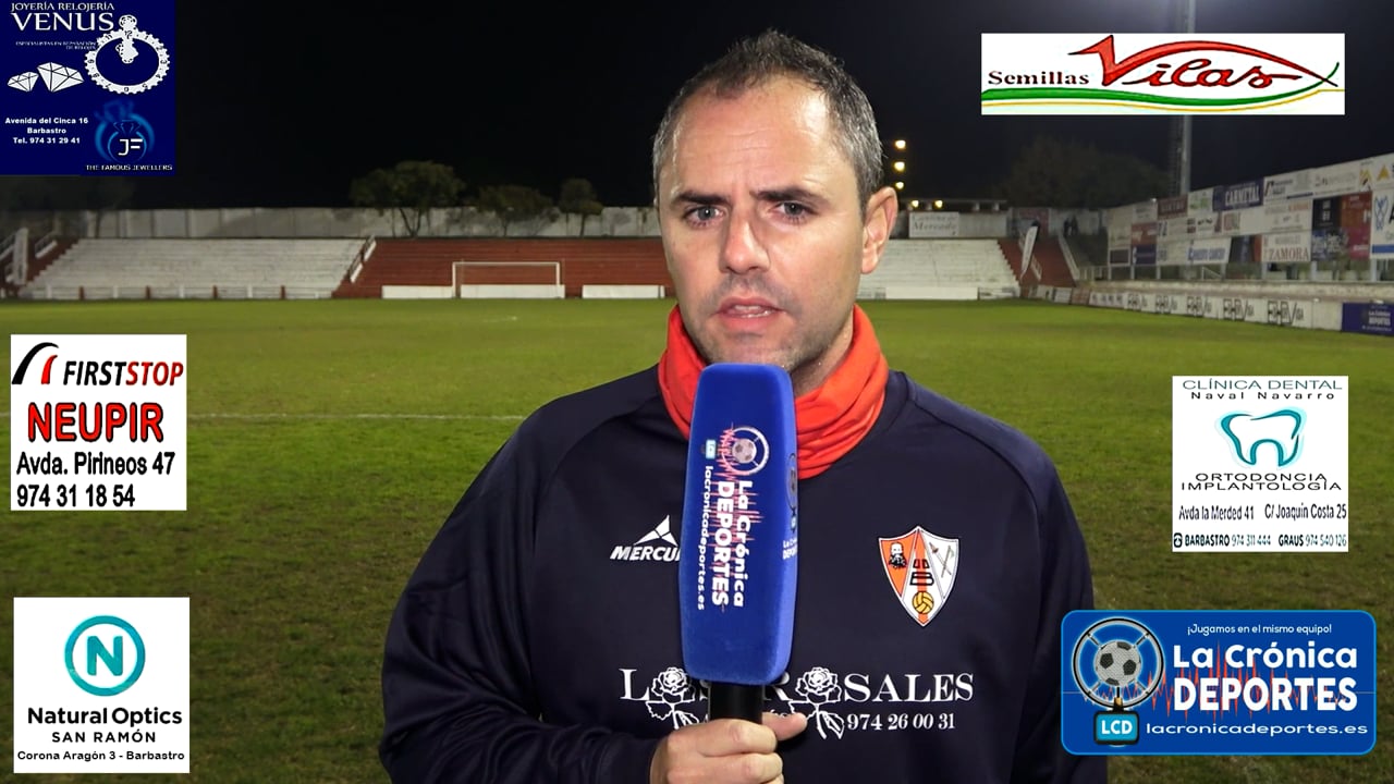 LA PREVIA / UDB Somontano - UD Santalecina / JOEL BORBÓN (Entrenador Somontano) Jornada 6 / 2ª Regional - Gr 2-1