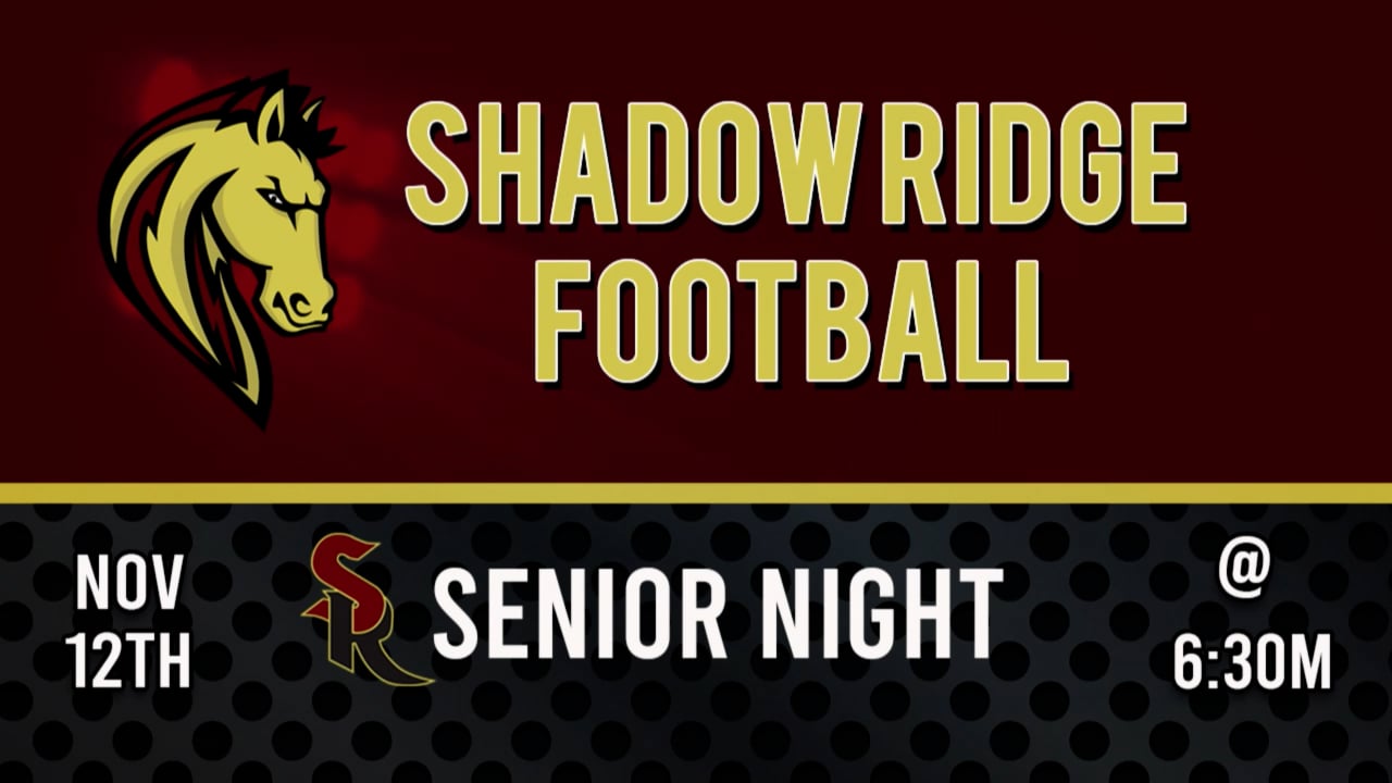 Shadow Ridge Football Senior Recognition on Vimeo