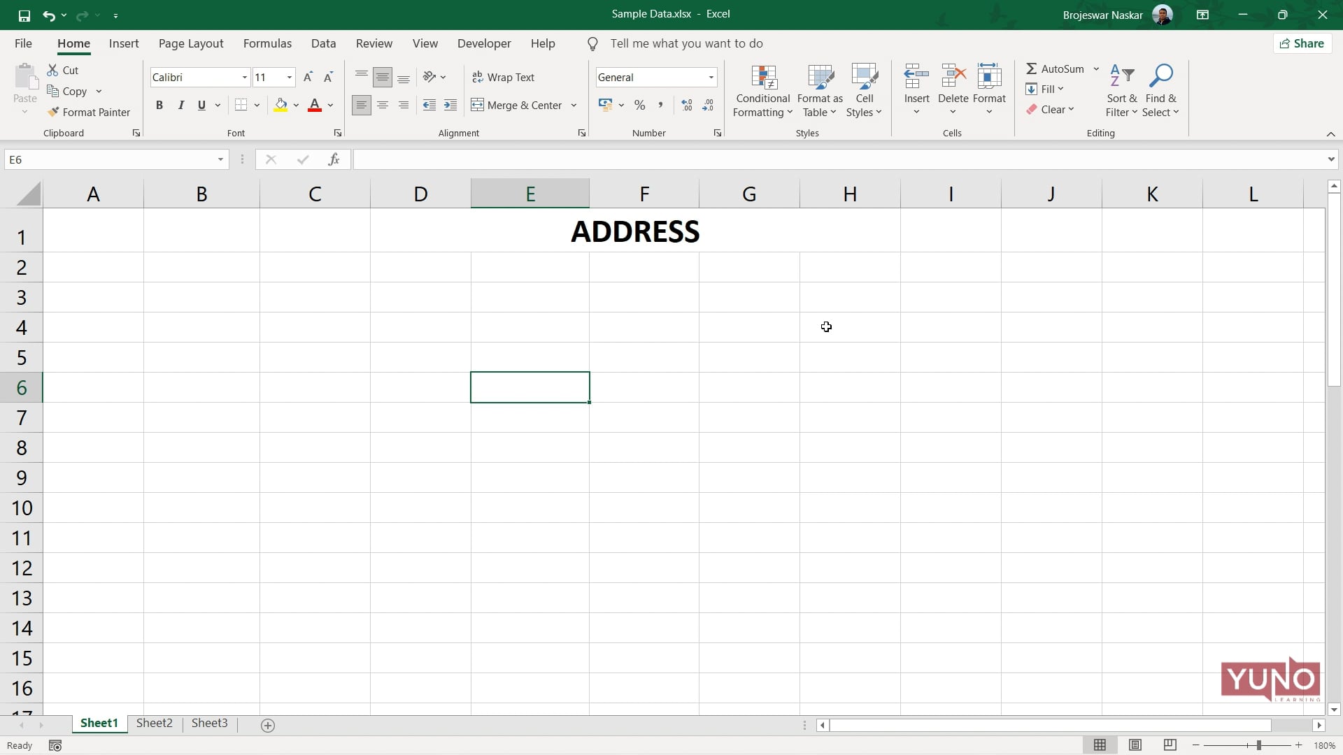 Excel: ADDRESS Function