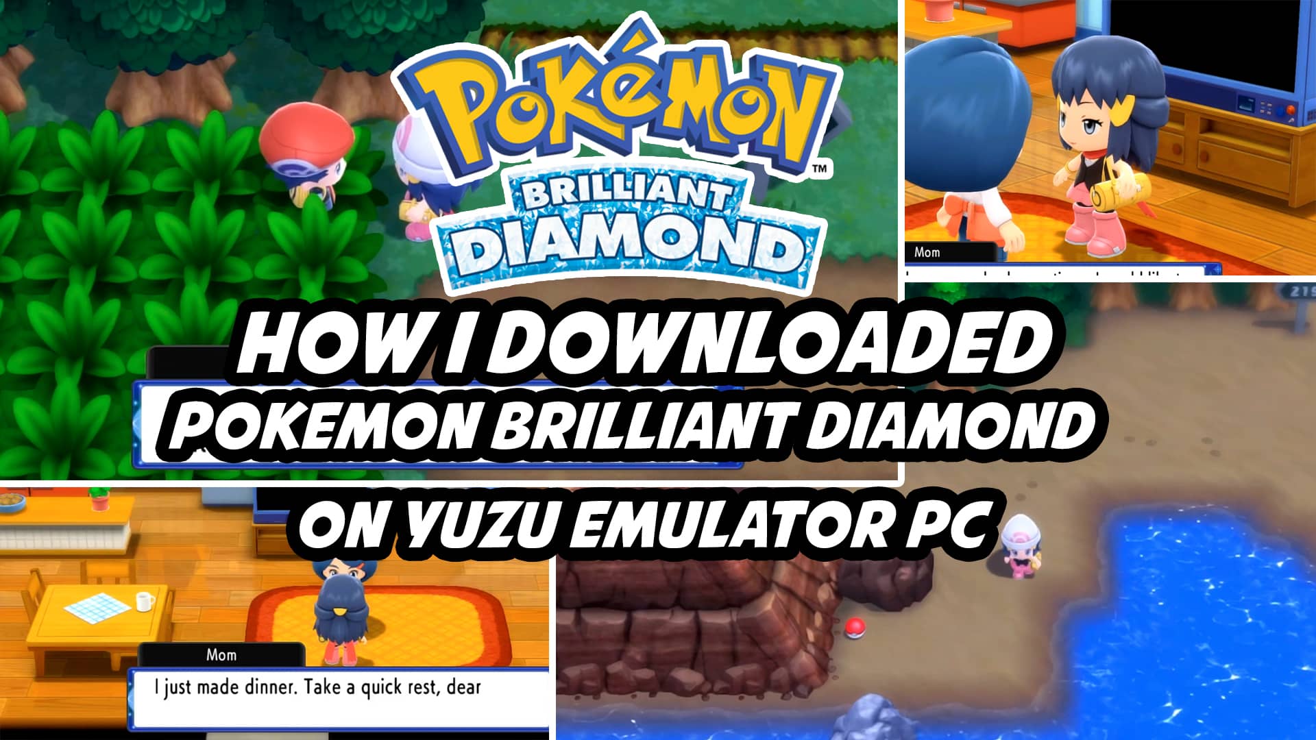 How I Downloaded Pokémon Brilliant Diamond On Yuzu Emulator PC on Vimeo