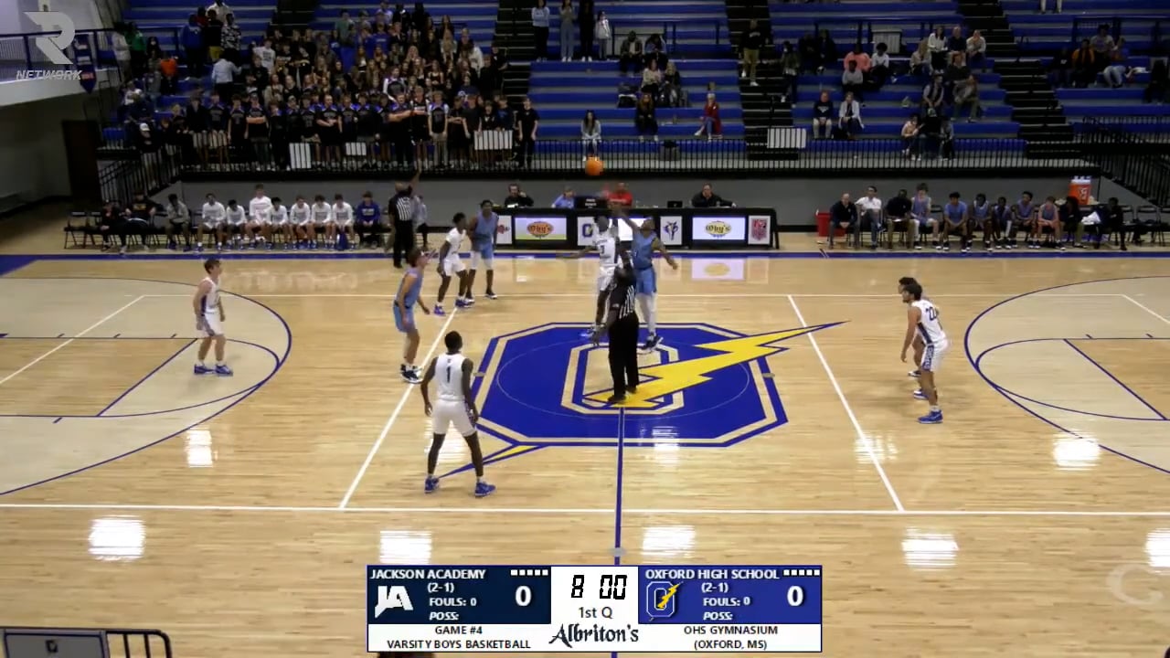 Varsity Boys Basketball at Oxford - 11-11-21