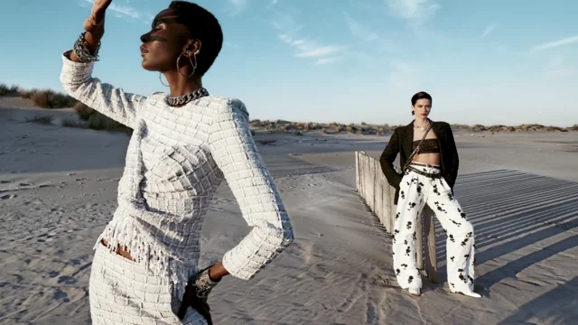 CHANEL on X: The CHANEL Cruise 2021/22 collection campaign is suffused  with the extreme modernity of black and white. Photographed by Inez &  Vinoodh in the south of France. The collection is