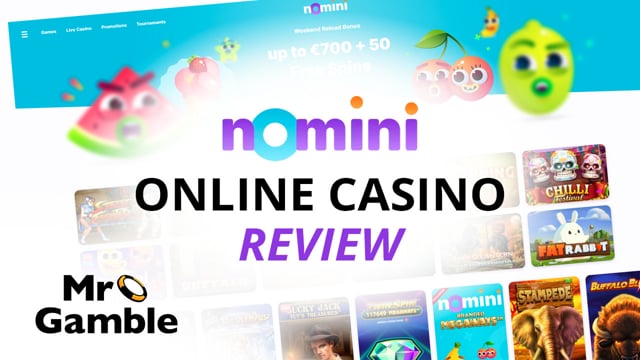 Nomini Casino Arvostelu 2023 & Bonus