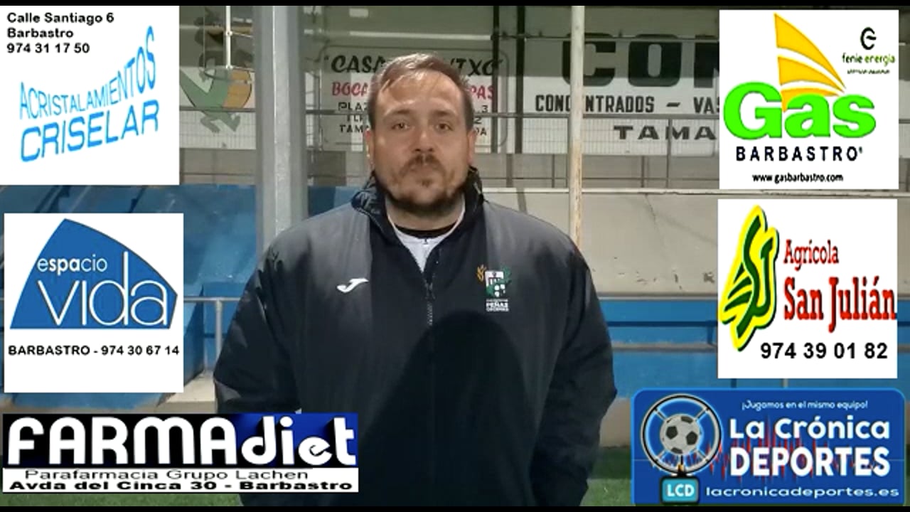 SIMÓN CASINOS (Entrenador P Oscenses) CDJ Tamarite 7-0 P Oscenses / Jornada 10 / Preferente - Gr 1