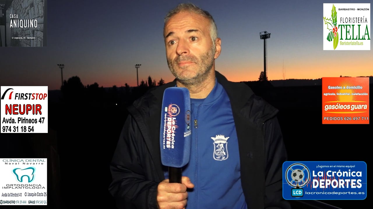 ALBERT MARTÍNEZ (Entrenador Ferranca) P. Ferranca Tella 0-0 AD Sabiñánigo / Jornada 10 / Preferente - Gr 1