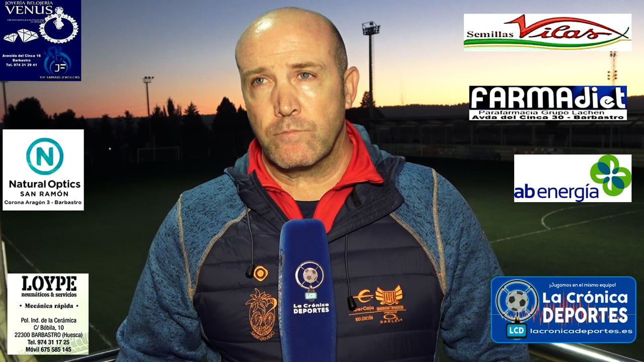 ROBERTO FANDOS (Entrenador Sabiñánigo) P. Ferranca Tella 0-0 AD Sabiñánigo / Jornada 10 / Preferente - Gr 1