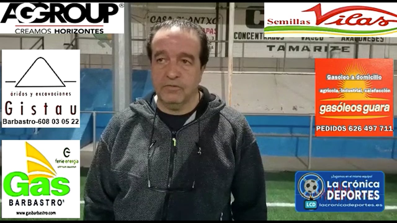 FÉLIX JIMÉNEZ (Entrenador Tamarite) CDJ Tamarite 7-0 P Oscenses / Jornada 10 / Preferente - Gr 1