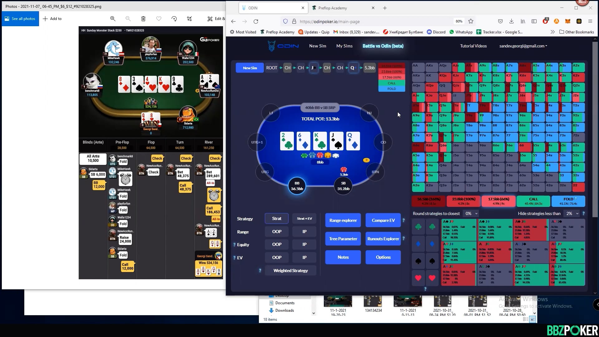 Final Table ICM work