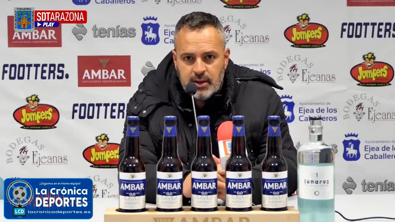 DAVID NAVARRO (Entrenador Tarazona) SD Ejea 1-1 SD Tarazona / J 11 / 2ª RFEF - Grupo 3 / Fuente Facebook SD Tarazona