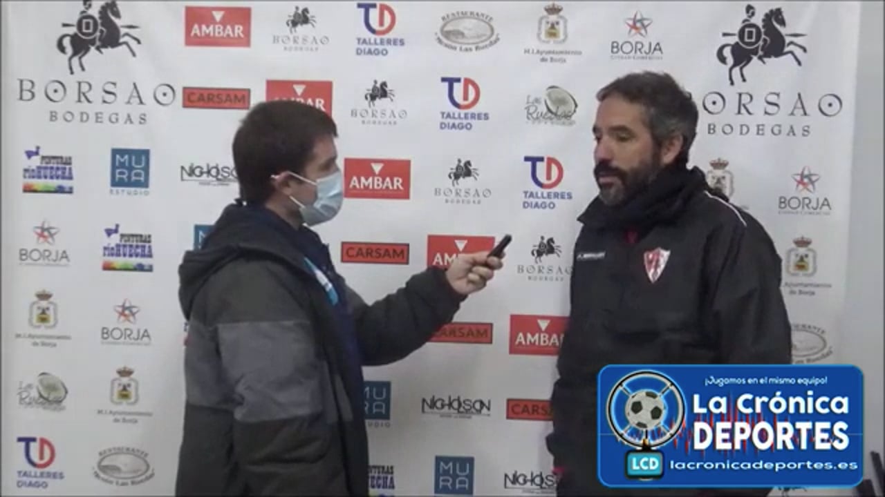 RICHI GIL (Entrenador Barbastro) SD Borja 1-1 UD Barbastro / Jornada 11 / 3ª División