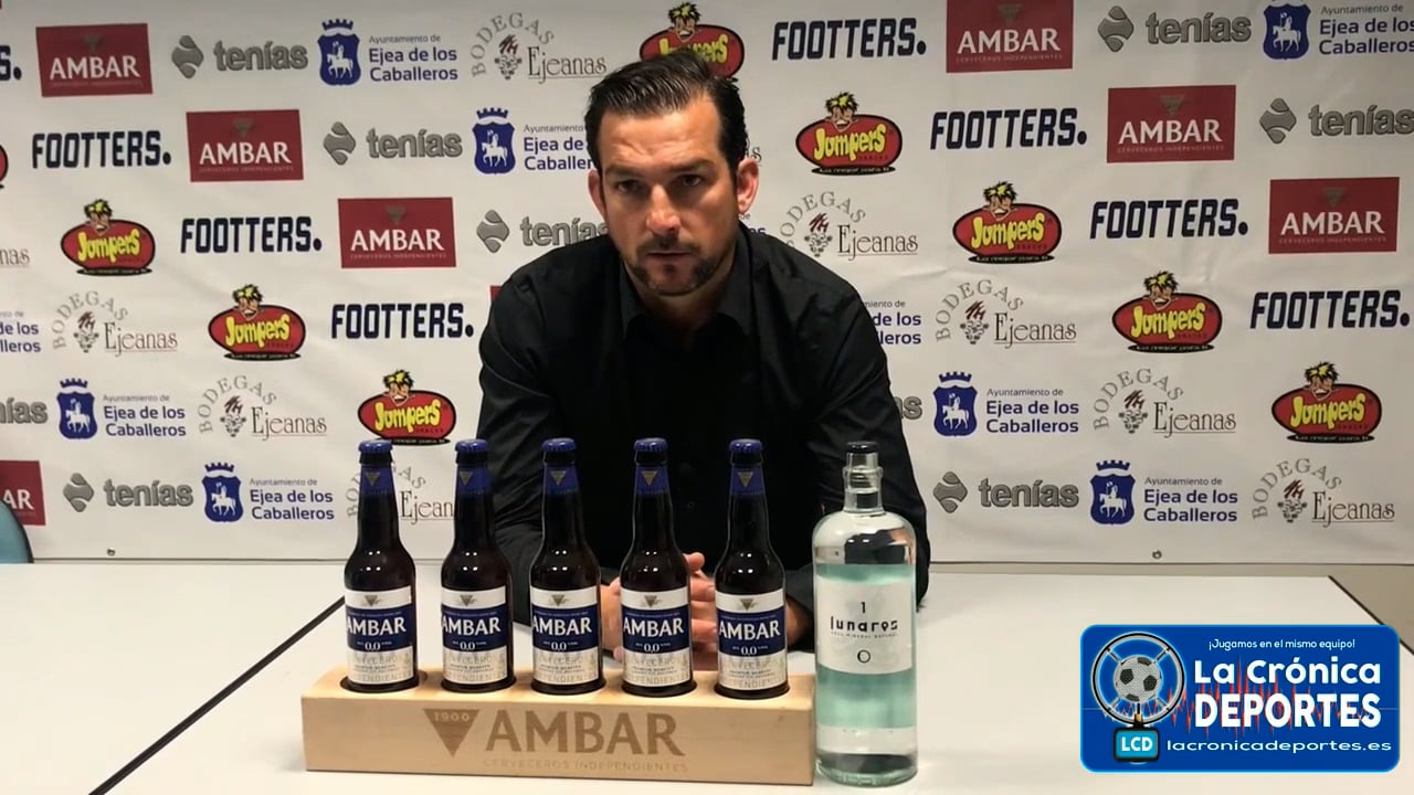 RICARDO LÓPEZ (Entrenador Ejea) SD Ejea 1-1 SD Tarazona / J 11 / 2ª RFEF - Grupo 3 / Fuente Facebook SD Ejea