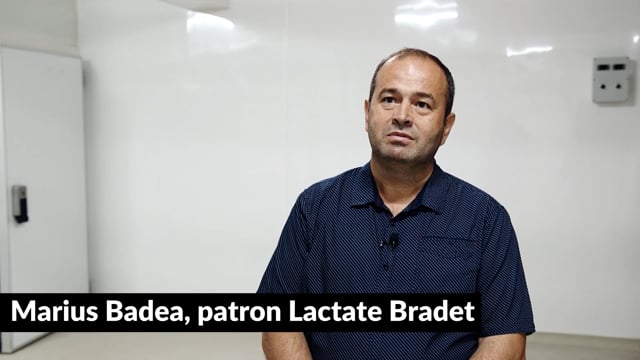 Marius Badea, patronul Lactate Bradet - parere despre MedClyn