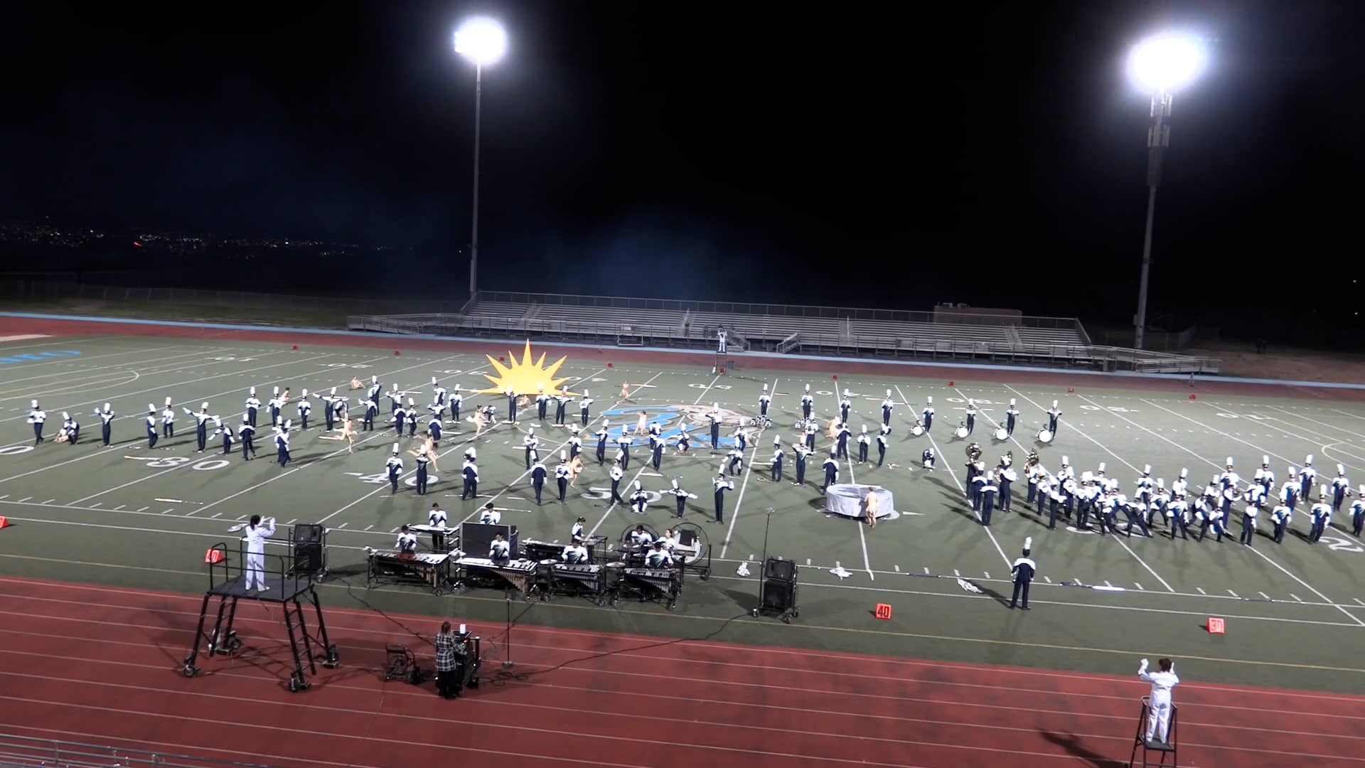 2021-11-13 High Cam DNHS Marching Band at Chula Vista High School ...