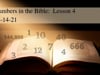 Numbers in the Bible: Lesson 4