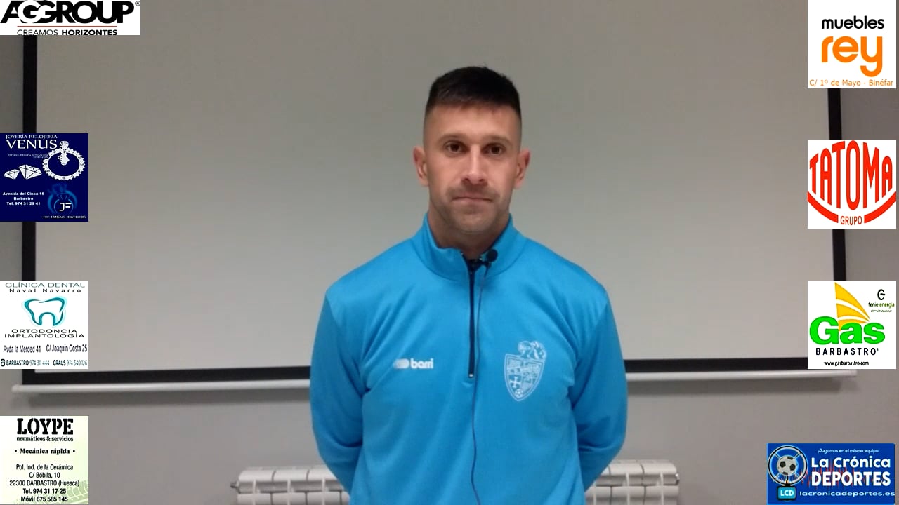 CÉSAR SAN AGUSTÍN (Jugador CD Binéfar) CD Binéfar 2-1 CD Robres / Jornada 11 / 3ª División