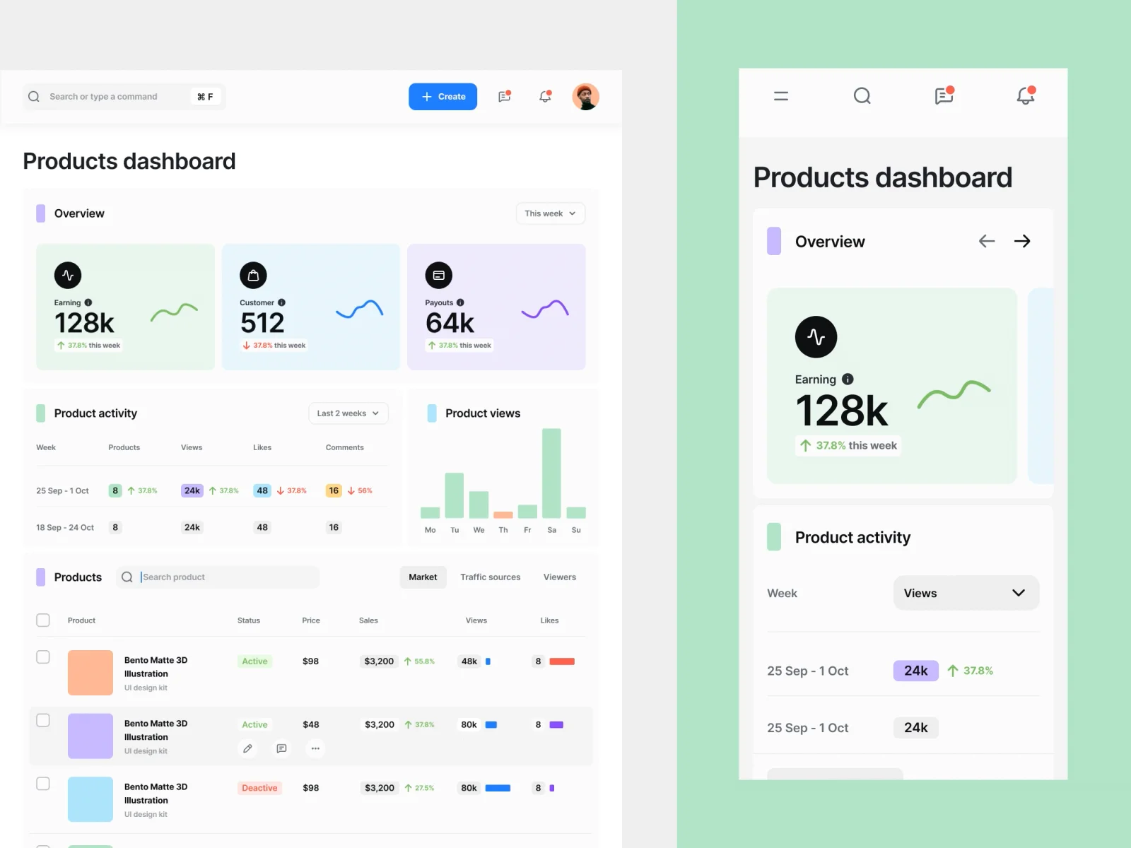 simple_dashboard_dribbble