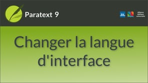 Changer la langue d'interface