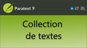 Comment ouvrir et modifier une collection de textes