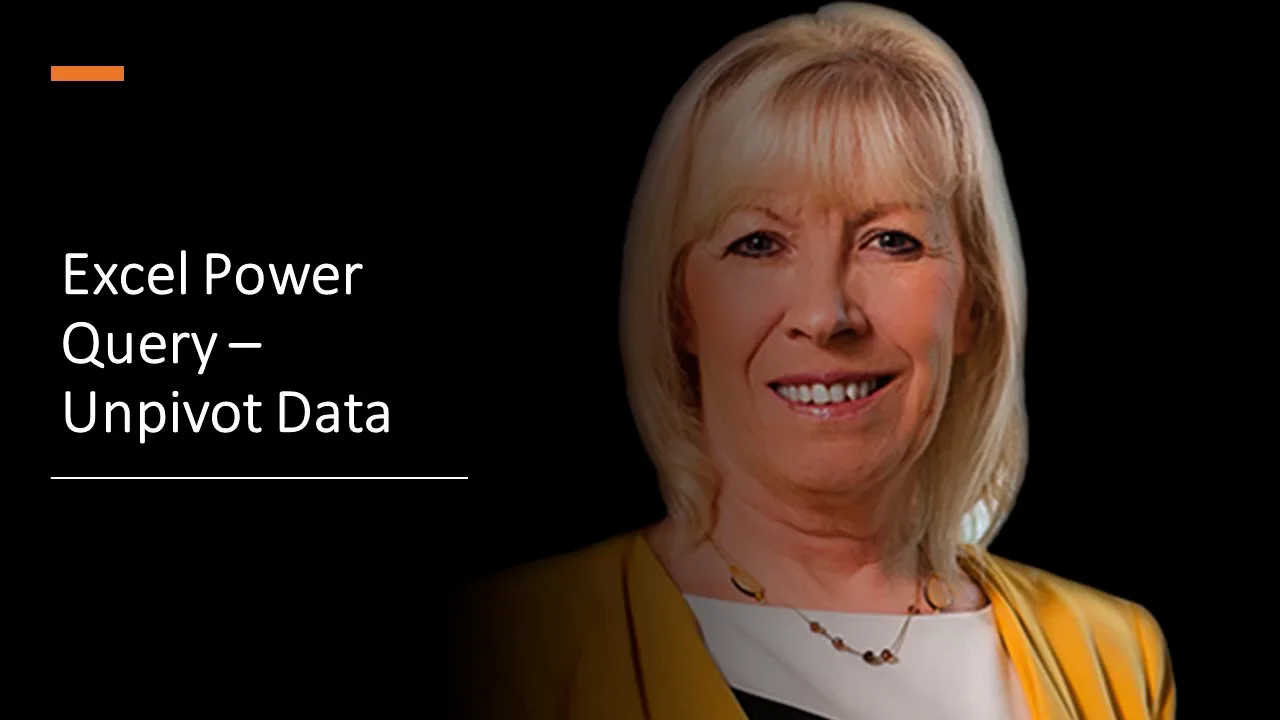 Excel - Power Query Unpivot Columns on Vimeo