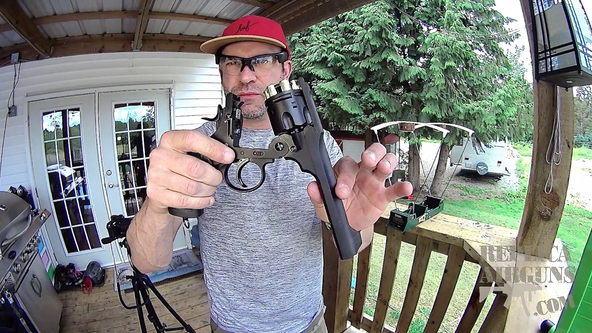 Webley MKVI .455 CO2 Shell Loading BB Revolver Field Test Review
