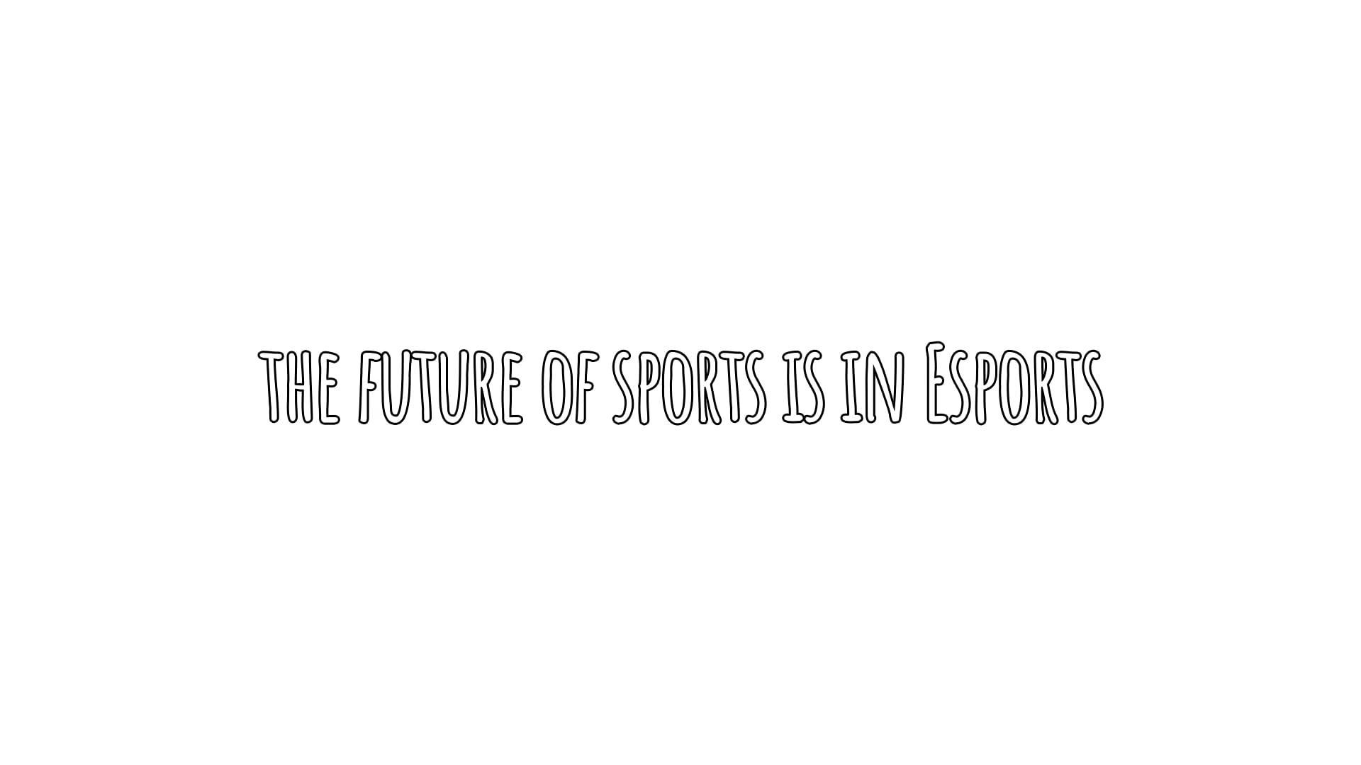 The Future of Sports eSport | Whiteboard Animation