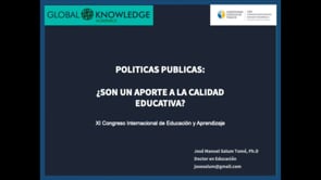 POLÍTICAS PÚBLICAS EN CHILE  ¿SON UN APORTE A LA EDUCACIÓN DE CALIDAD?