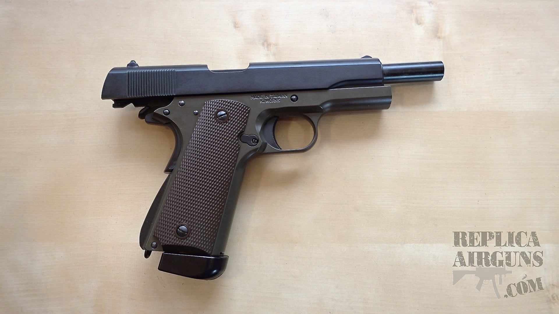 KJWorks Full Metal CO2 Airsoft 1911 Table Top Review