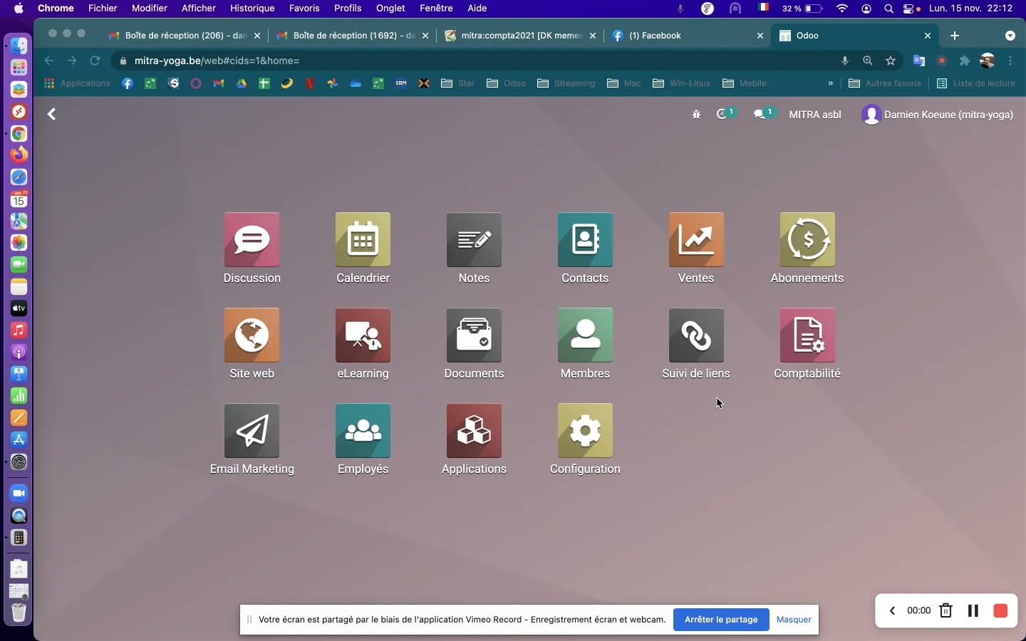 Odoo encoder Compta via Documents on Vimeo
