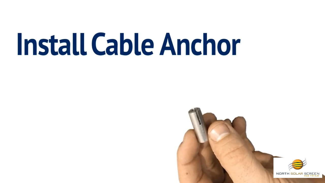 Install Cable Anchor- Exposed