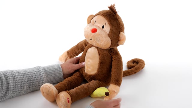 MorisMos Clearance Stuffed Animals Under 10 Dollars, 12 inch Plush Monkey  with Banana, Cheap Monkey Stuffed Animal, 2-in-1 Toy Set for Kids Christmas