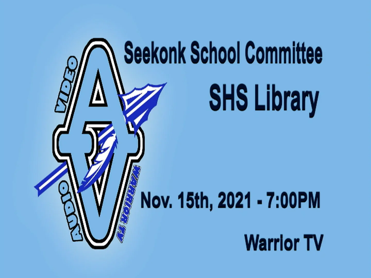 Seekonk School Committee 11-15-2021 on Vimeo